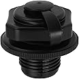 YINETTECH 1pc Inflatable Bathtub Replacement Valve Cover Diameter 23.5mm Compatible with Bestway Compatible with Lay-Z-Spa Replacement Part F4C009B Black Plastic