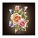 Produktbild Fanxing 5d Diamond Painting 5D Diamant Malerei Blumen Diamant stickerei Rhinestone Pasted Gemälde Kreuzstich DIY Cross Stitch Kreuzstich Wohnkultur (B:37X37cm)