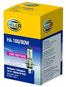 HELLA H4 12V 100/80W Halogen High Wattage Bulb Off Road Use