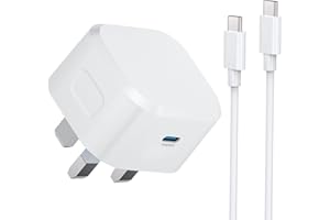 REKAVIN iPhone 16 Charger, iPhone 15 Fast Charger Cable and Plug Quick Charge for iPhone Apple 16/16 Pro/16 Pro Max/16 Plus/15 Series, New i Phonefast Charging USB Type C PD Plug UK with USB C to C Lead