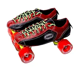 Fix Body Quad Skates Shoe Super Professional P.U.Wheels Red with Free Skate's Bag (MYC)