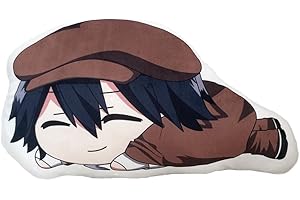 Tongyundacheng Bungo bezpańskie psy poduszka Dazai Osamu Nakahara Chuuya Nakajima Atsushi Anime wypchana figura urocza poduszka dekoracyjna dekoracja domu, 45 cm