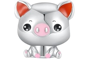 GOUWO Breloques en Argent 925 Pour Bracelets et Colliers Compatibles Avec Les Bracelets Pandora Cadeaux d'anniversaire Halloween Fête Des Mères Saint Valentin Pour Femmes Mère Fille Vous-même