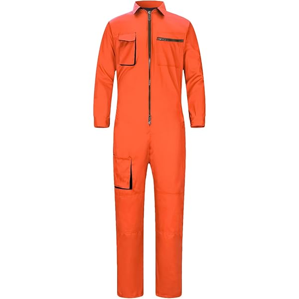 Salopette Da Lavoro Yukirtiq Uomo - Tuta Con Tasche, Cotone E Poliestere