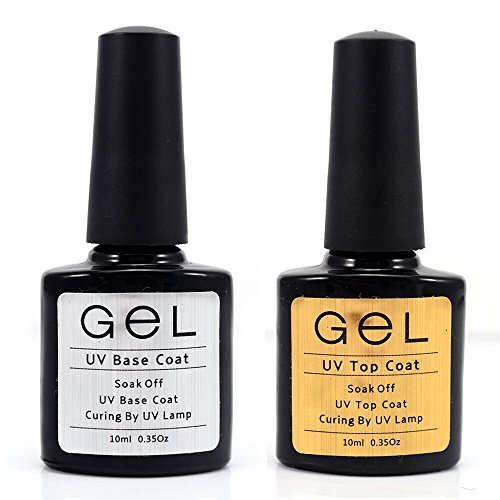 Neverland Soak Off 10ml Nail Polish Top Coat and Base Coat