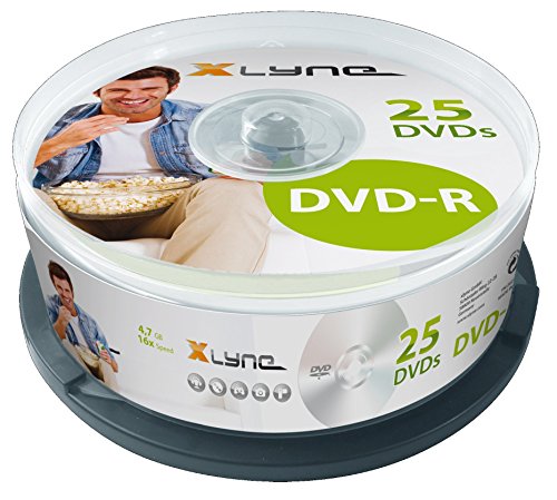 XLYNE DVD-R Rohlinge (4,7 GB, 16x Speed, 25er Spindel, optical media)