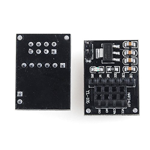 MakerHawk 4pcs NRF24L01 + drahtloses Modul mit Breakout Adapter 3.3V Regler On-Board für Intellective Car - 6