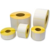 Nexup Label - 50x30 mm Thermal Label, Barcode/Address/Cargo Thermal Labels, Compatible with Zebra and Other Printers
