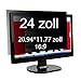 Produktbild Xianan 24 Zoll Widescreen 16:9 Displayfilter Blickschutzfilter Blickschutzfolie Blickschutz Sichtschutz 20.94*11.77in/532*299mm