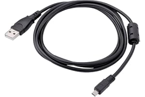 Akyga USB A till UC-E6 kontakt kabel datakabel för kamera Nikon Coolpix 1,5 m