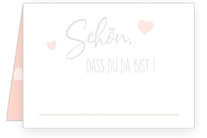 Edition Seidel Set 50 Premium Tischkarten Platzkarten Namenskarten Hochzeit - Geburtstag - Taufe - Kommunion - Konfirmation - Feier (Koralle/Coral, 50 Karten)