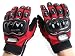 Produktbild Motorrad Moto-Cross Berg Fahrrad Vollfinger atmungsaktiv Ineinander greifen-Handschuhe / draußen Sportarten Off-Road / groß / rot