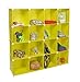 Green rack wardrobe plug-in rack shelf shelves high rack childrens' sideboard with cute motif pictures