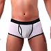Produktbild Boxershorts, LMMVP Herren Sexy Unterwäsche Baumwolle Männer Unterhose Baumwolle Sportwäsche (M, Weiß)