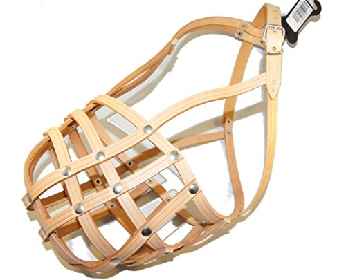 Light-leather-Dog-Muzzle-for-Rottweiler-Mastiff-and-other-similar-snout--