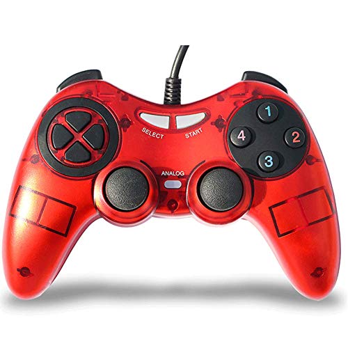 Preisvergleich Produktbild Drg0n PC verdrahteter USB-Gamepad-Computer Doppelter vibrierender Live-FIFA-NBA-Griff