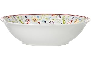 FLIRT BY R&B Ritzenhoff & Breker Shanti Servierschale, Salatschüssel ø 23 cm mit Blümchen-Dekor, Moderne Dekoschale mit buntem Blumen-Design