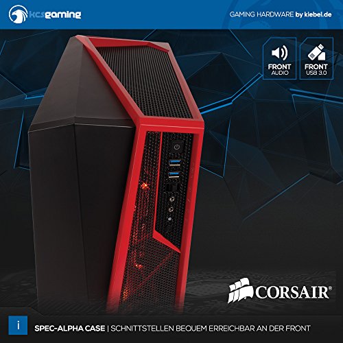 Kiebel Red Giant [184197] Gamer-PC – Ryzen 7 1800X (8×3.6GHz) | 16GB DDR4-2666 HyperX | nVidia GTX 1080 8G GDDR5X | 250GB M.2 SSD + 1TB | ASUS X370-Pro | Sound | Gaming-LAN | Win10 | Gaming Computer - 5