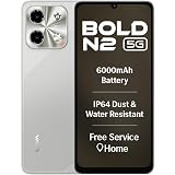 Lava Bold N2 5G (Regal Gold, 4GB RAM, 64GB Storage) | 6000 mAh Super Battery | Octacore Ultrafast Processor | Biggest 6.75 (HD+) 120Hz Display | IP64 Dust & Water Resistant | Free Service @ Home: 