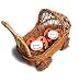 Produktbild Stihl Schnuller Nuckel Silikon 2 Stück & Baby Korb-Puppenwagen Holz 13 cm Geschenkset