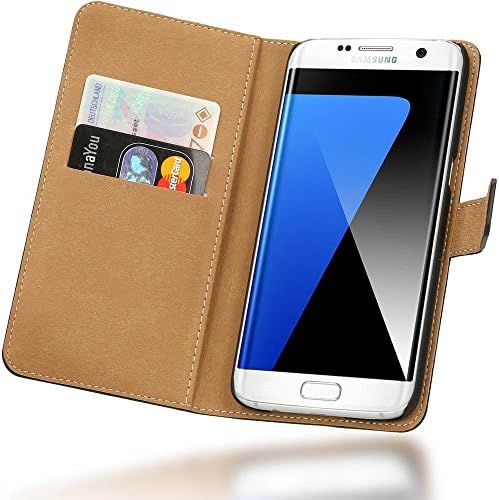 nica Premium Protective Case Bookstyle for SAMSUNG GALAXY S7 EDGE Smartphone - Black