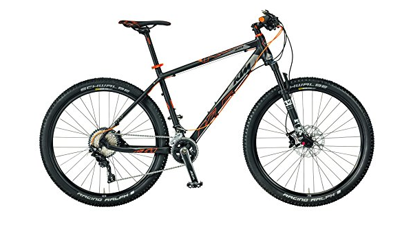 KTM Ultra Race 27 MTB 2017 nero opaco grigio arancione RH 48, 11,70 kg :  Sport e tempo libero
