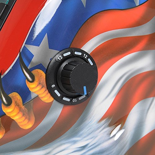 Adler Muster Schweisshelm – TOOGOO(R)Solar Auto Verdunkelung Schweisshelm Tig Mig-Lichtbogenschweisser Maske Maske Schleifen (Adler) - 6