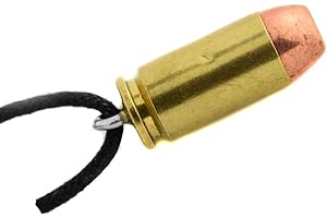 topt cuir Pendentif Balle Cartouche cuivre Douille Sons Paintball Us USA