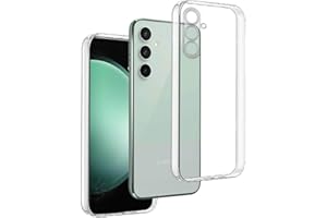 REY Silikonowe Etui Przezroczyste do SAMSUNG GALAXY S23 FE, Ultra cienkie 0,33mm, Silikon TPU smukłe i bardzo lekkie etui ochronne