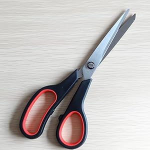 Gosear®Stainless Steel Scissors with Plastic Handles for Kitchen Gift Wrap Arts Crafts Tailor Cutting Scissor - Image 2