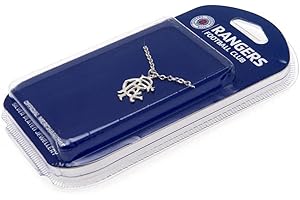 RANGERS F.C. Rangers FC Silver Plated Crest Pendant & Chain
