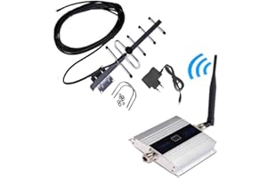 XINDELE Mobile Phone GSM Signal Booster Handy GSM Signal Booster GSM Signalverstärker Handy GSM 900MHz Signalverstärker mit LCD Display Yagi Set