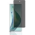 Muzz Honor 70 Privacy Screen Protector,[3D Curved] [5D Touch] Anti Spy 9H Tempered Glass, Edge to Edge Full Cover Screen Protector Anti-Fingerprint Full Coverage Sccreen Protector For Honor 70 5G