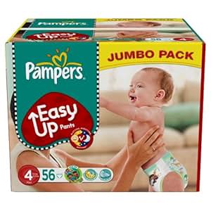Pampers Easy Ups Size 4 (Maxi) Jumbo Pack 56 Nappies: Amazon.co.uk