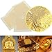 Produktbild Saver 5pcs 24K Genuine reines Gold Folie Blatt Vergoldung Bettwäsche Set Decor Crafts Mask Paste 4x4cm
