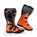 Produktbild VIVIJ Motorradstiefel Offroad-Rennschuhe, Anti-Rutsch- und Anti-Wrestling-Radschuhe für Herren und Damen für Shoes Racing Road Racing Cruising Riding Sports,Orange,UK6(EU39)
