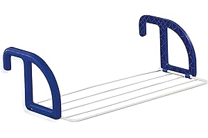 Leifheit Séchoir suspendu Classic 25, étendoir à suspendre avec longueur d'étendage de 2,5 m, séchoir à linge pour porte, sèche-linge balcon ou radiateur, porte serviettes pour salle de bains