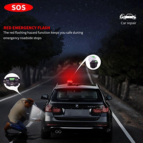 LED Stirnlampe 170 Lumen Superhell 5 Modis wasserdicht Kopflampe bequem Stirnband mit tragbar Schale , Ideal für Camping, Joggen, Outdoor, Angeln batteriebetrieben (2Pcs) - 7