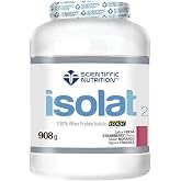 Scientiffic Nutrition - Isolat 2.0, Whey Protein, ISO Isolate Protein Supplement with Lactase, Whey Protein Powder - 908 g, S