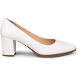 Marypaz, Salón tacón Ancho semidescubierto para Mujer Verde 38 EU :  Amazon.es: Zapatos y complementos