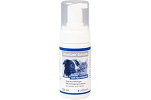 ‎ALFAVET Alfavet HexoCare Schaum, Hautreinigungs-Schaum für Hunde und Katzen, Gebrauchsfertig mit Polyhexanid, 100 ml Pumpflasche