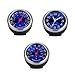 Produktbild Hamkaw Auto-Hygrometer, 3 Stück, Auto-Zubehör-Set fürs Armaturenbrett, Uhr, Armaturenbrett, Thermometer, Hygrometer, Autos, Belüftungsmechanismus, Quarzuhren mit Batterie