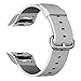 Produktbild Fintie Gear S2 Armband - Premium Nylon UhrBand Uhrenarmband Erstatzband Replacement für Samsung Gear S2 SM-R720 / SM-R730 Smart Watch (Nicht für Gear S2 Classic), Grau