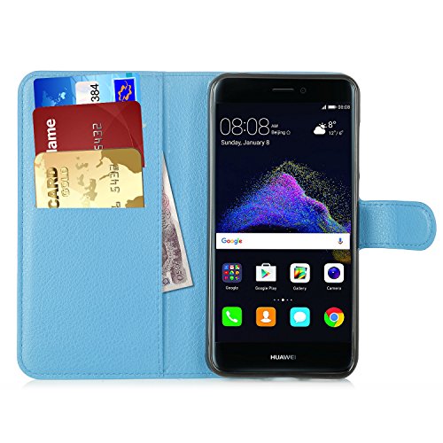 Huawei P8 Lite 2017 Hülle, IVSO Hohe Qualität Advanced Shock Absorption Technology Case Folio Tasche Cover für Huawei P8 Lite 2017 Smartphone (Für Huawei P8 Lite 2017, Blau)