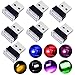 Produktbild Auto USB Beleuchtung - WENTS 7PCS Auto Innenbeleuchtung Atmosphäre Licht Mini Wireless USB Universal LED Licht - Mehrere Farben