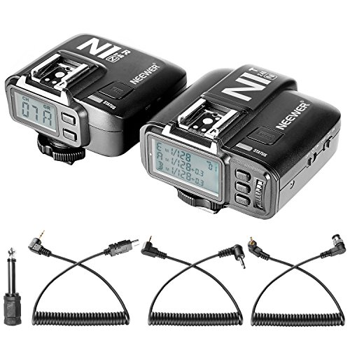 Neewer   N1T-N iTTL 2 4 G 32 canaux sans fil flash  1     metteur   1   Receiver  Pour Nikon DSLR Tels que D7200 D7100 D7000 D5300 D5000  Studio Flash et Flash Speedlite
