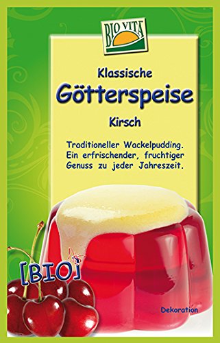Preisvergleich Produktbild BIOVITA Götterspeise Kirsch, 12er Pack (12 x 15 g)