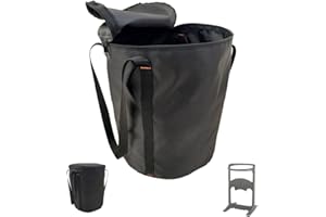 CHENGNAN Firewood Kindling Splitter Bag Outdoor,Wood Splitter Bag,Portable Firewood Splitter Bag for Most Log Splitter(L),Manual Splitters Bag Waterproof,Double-Layer Heavy Duty Fabric,Black