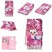 Produktbild Nancen LG G Stylo 2 / LG Stylus 2 / LG Stylus 2 Plus LS775 K520 (5,7 Zoll) Schutzhülle / Lederhülle, Hoch Qualität Flip Case PU Material Leder Handytasche, Bunt Helle und Lebendige Farben Muster - mit Standfunktion Brieftasche Karten Slot Wallet Etui Handy Zubehör