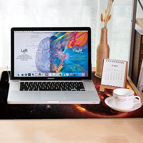 cmhoo Großer Gaming Maus Pad Soft Rubber Bottom Tastatur Matte/Maus-Schreibtisch Pad für Laptop - 5